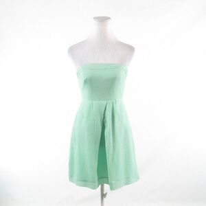 J. Crew green silk blend dress 2P
